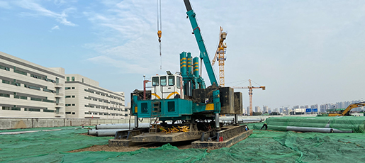 蘇州圓格電子新建智能磁電生產(chǎn)、研發(fā)項(xiàng)目樁基、基坑